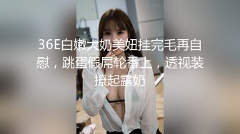 36E白嫩大奶美妞挂完毛再自慰，跳蛋假屌轮番上，透视装撩起露奶