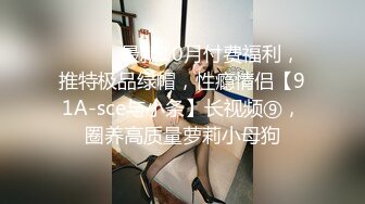 ⚫️⚫️最新10月付费福利，推特极品绿帽，性瘾情侣【91A-sce与小条】长视频⑨，圈养高质量萝莉小母狗