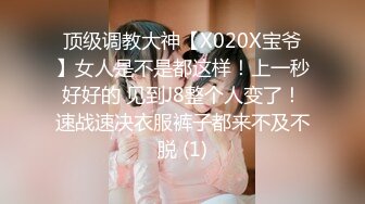 顶级调教大神【X020X宝爷】女人是不是都这样！上一秒好好的 见到J8整个人变了！速战速决衣服裤子都来不及不脱 (1)