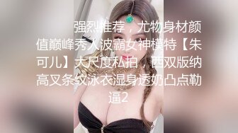 ⚫️⚫️强烈推荐，尤物身材颜值巅峰秀人波霸女神模特【朱可儿】大尺度私拍，西双版纳高叉条纹泳衣湿身透奶凸点勒逼2