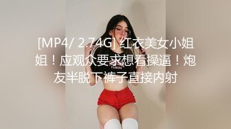 [MP4/ 2.74G] 红衣美女小姐姐！应观众要求想看操逼！炮友半脱下裤子直接内射