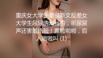 重庆女大学生眼镜斯文反差女大学生尿尿洗澡私拍，听尿尿声还害羞捂脸！露脸啪啪，后入嗷嗷叫 (1)